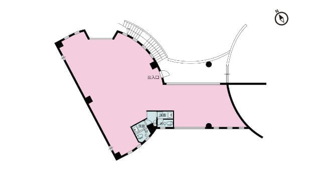 賃貸物件（事業用）ヴィ・テラス　ワンフロア　140.82m²