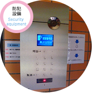 日本大学三島中央町学生寮・防犯設備